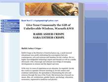 Tablet Screenshot of crispespeaking.com